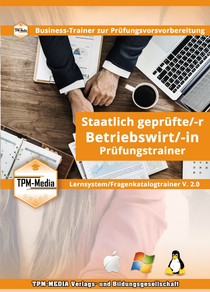 Bild 1 von Betriebswirt (m/w/d) Fragenkatalog & Lerntrainer  / (Betriebssystem:) Windows