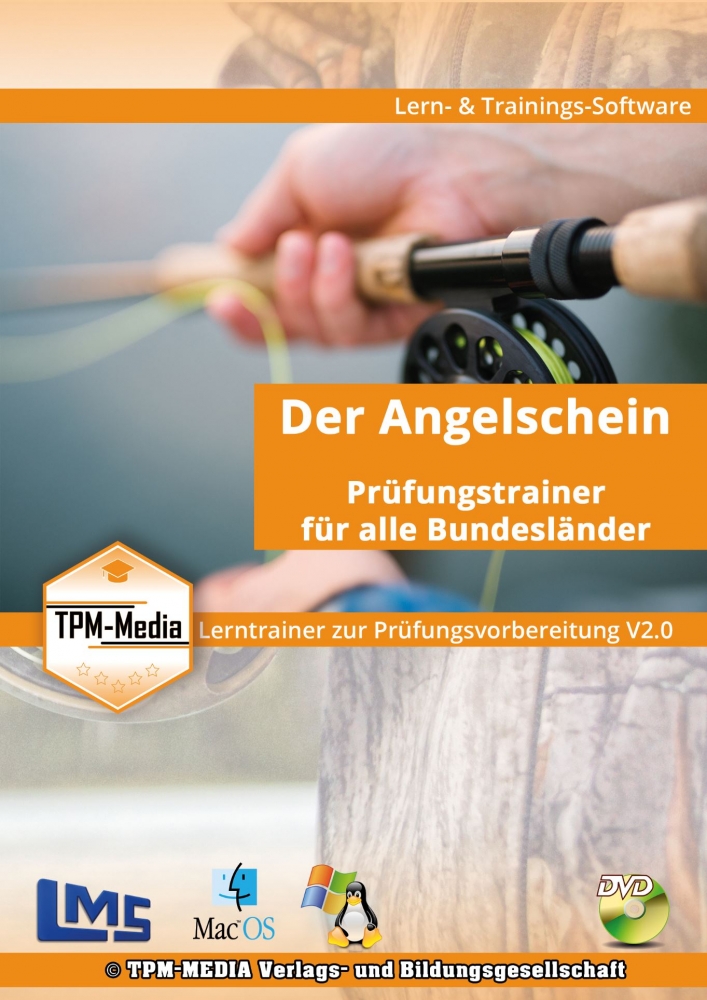 Bild 1 von Angelscheintrainer für MAC & Windows  / (Varianten) MAC-OS (Download-Fragenkatalogtrainer)