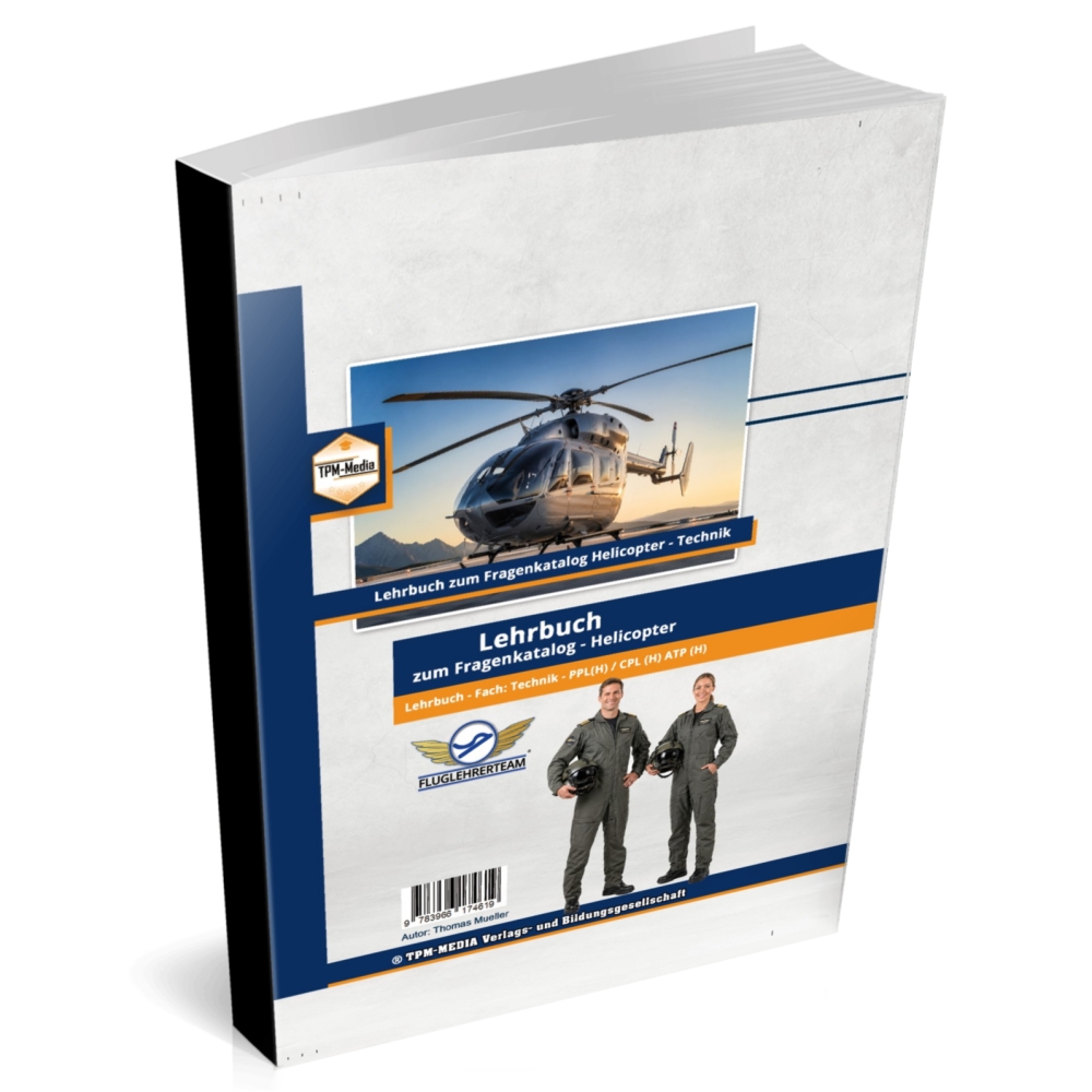 Bild 1 von Lehrbuch zum Fragenkatalog Hubschrauberlizenz Fach: Technik (Buch-/Printversion)