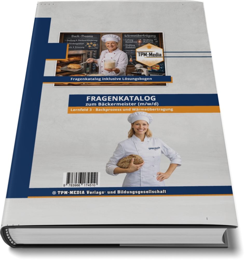Bild 1 von Bäckermeister (m/w/d) -Lernfeld 3 - Backprozess & Wärmeübertragung (Bucht-/Printversion)