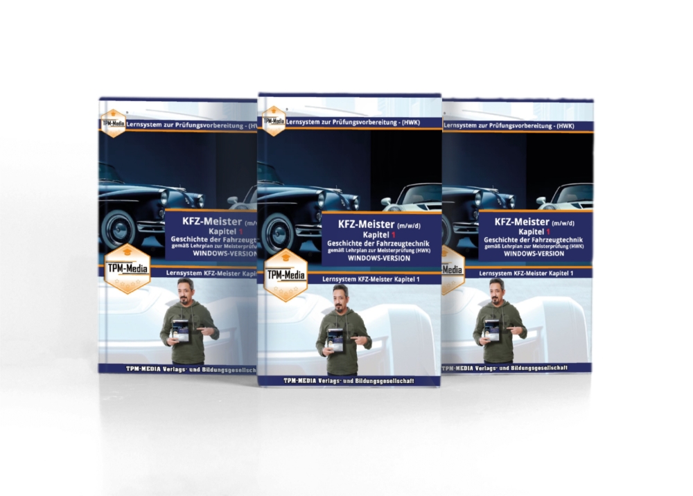 Bild 1 von KFZ-Meister (m/w/d) Kapitel 1 Geschichte d. Fahrzeugtechnik (Download-Version)