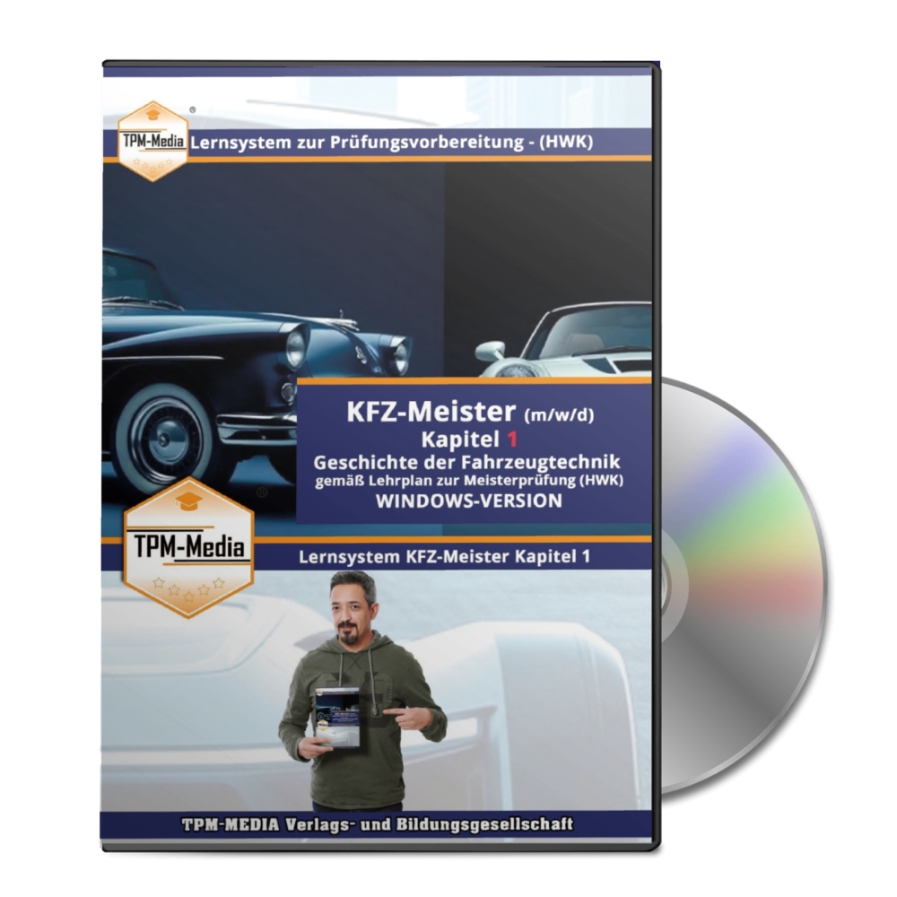Bild 1 von KFZ-Meister (m/w/d) Kapitel 1 Geschichte d. Fahrzeugtechnik (Download-Version)