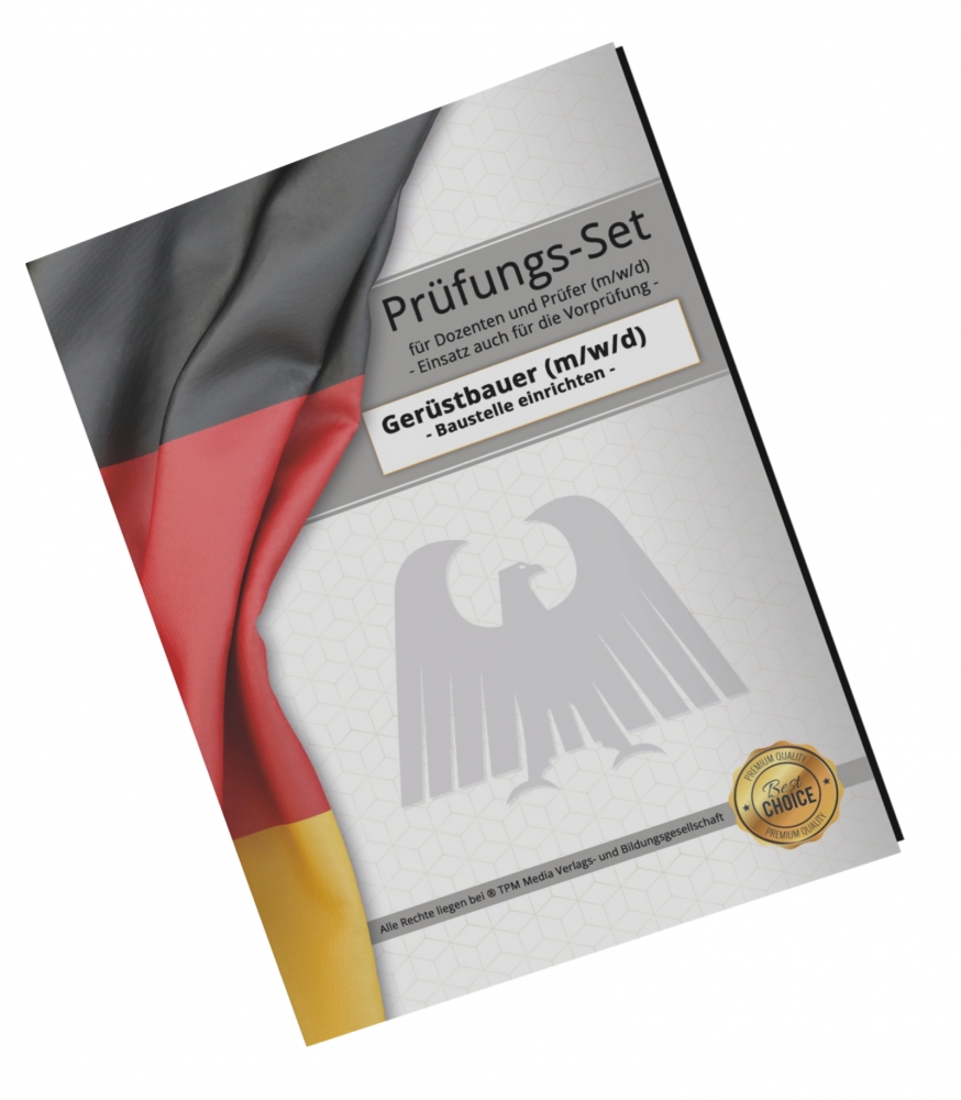 Bild 1 von Gerüstbauer (m/w/d) Lernfeld 14 - Einrüsten gegliederte Bauwerke - Prüfungs-Set